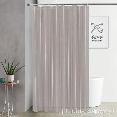 cortina de chuveiro de baixo preço com cor sólida